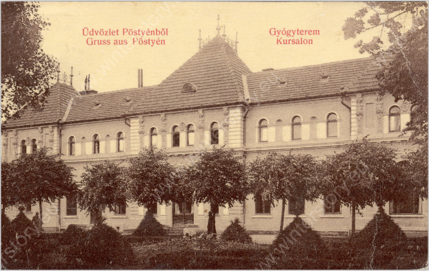 Stará pohľadnica s budovou Kursalonu